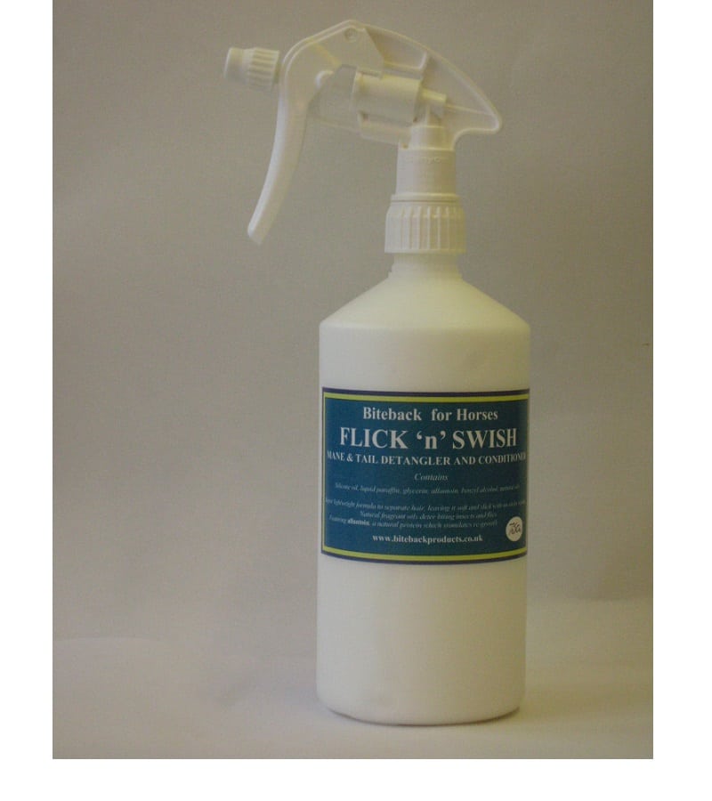 Biteback Flick "n" Swish Detangler and Conditioner Horse Spray