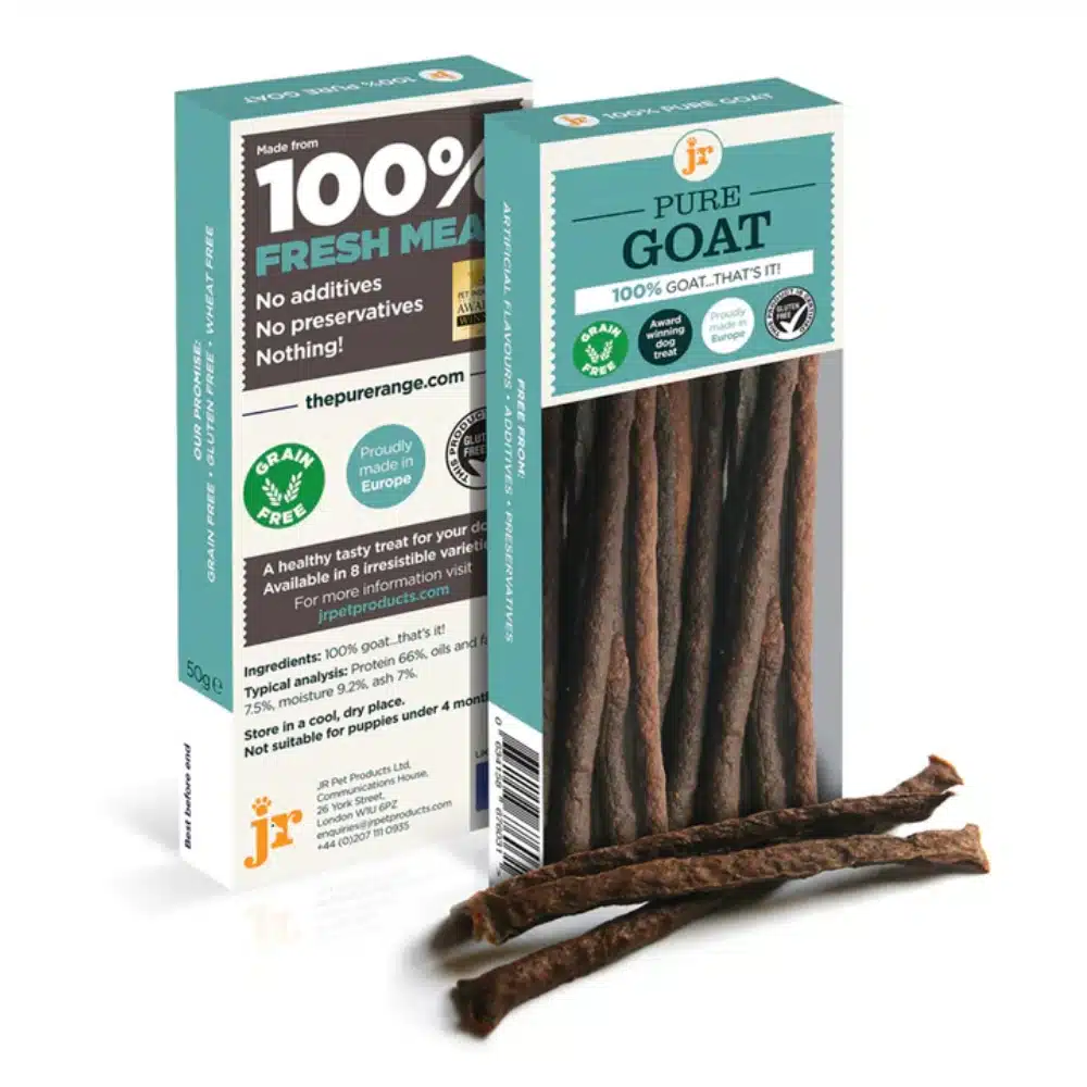 JR Pure Goat Sticks Dog Treats 50g