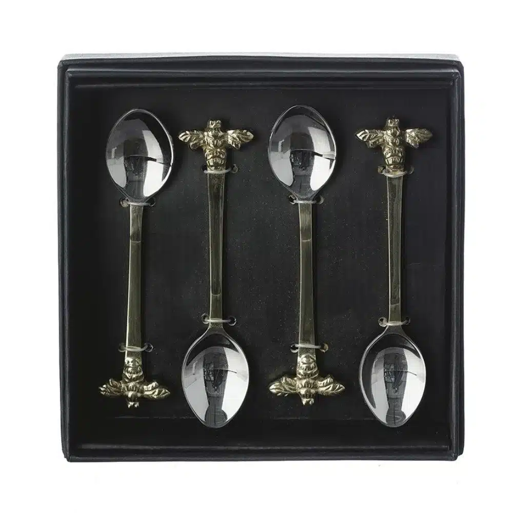 Selbrae House Gold Bee Spoons (Set of 4)