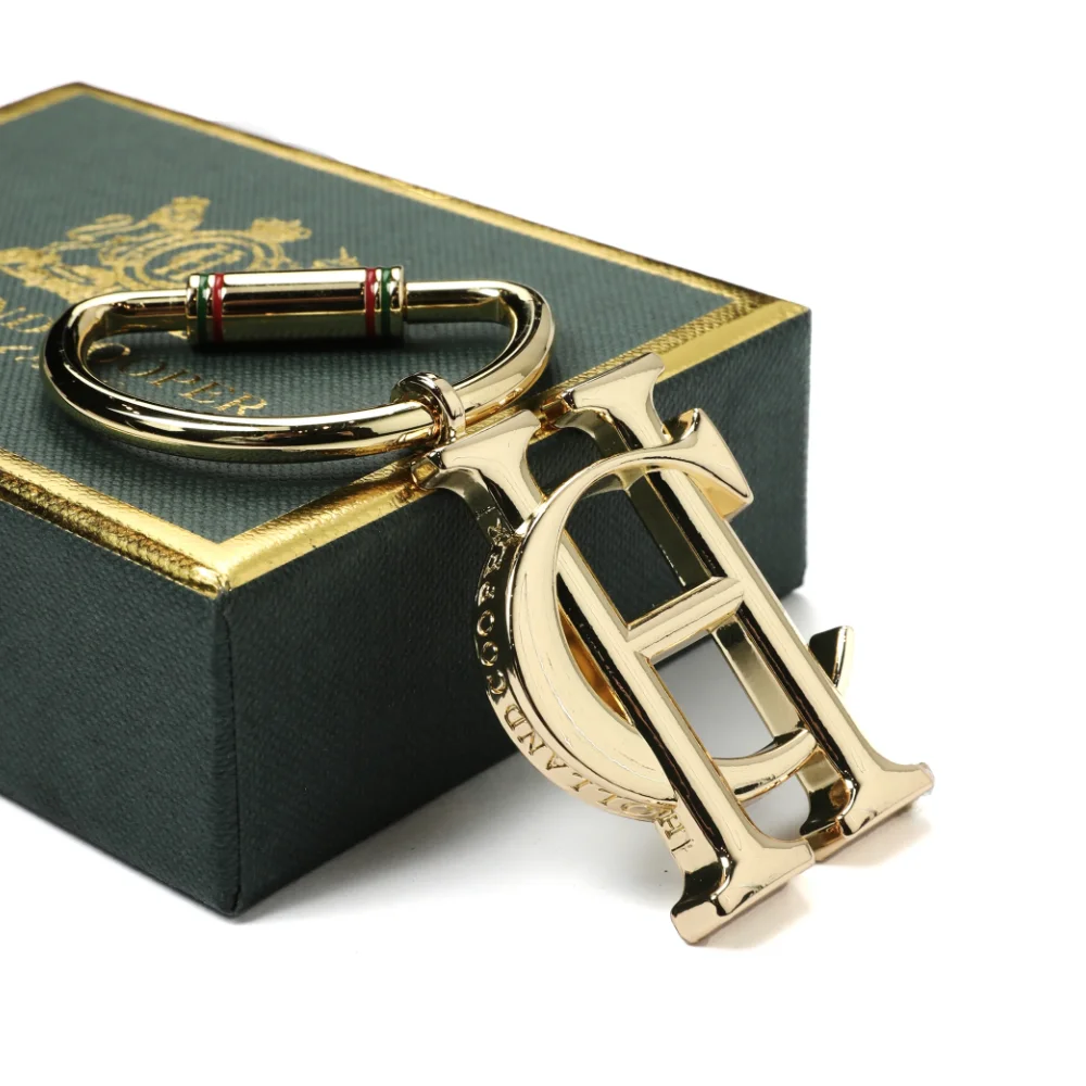 Holland Cooper The HC Keyring Gold