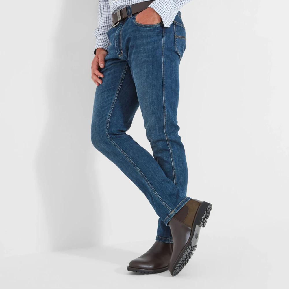 Schoffel Mens James Jean Indigo