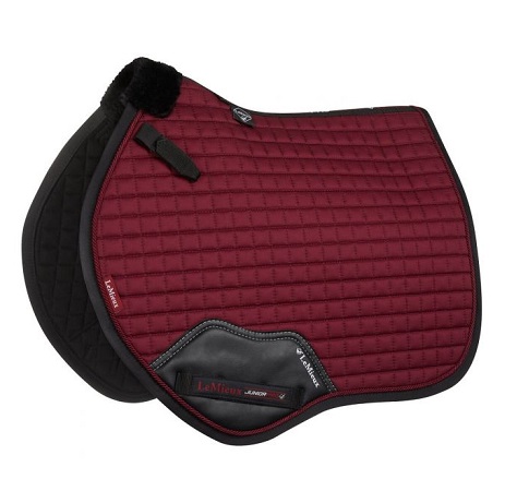 LeMieux Junior Pro GP/Jump Saddle Pad Burgundy