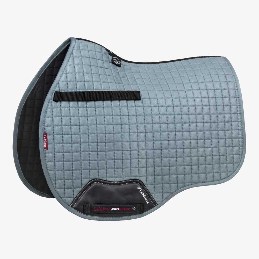 LeMieux Suede General Purpose GP Saddle Pad Ice Blue