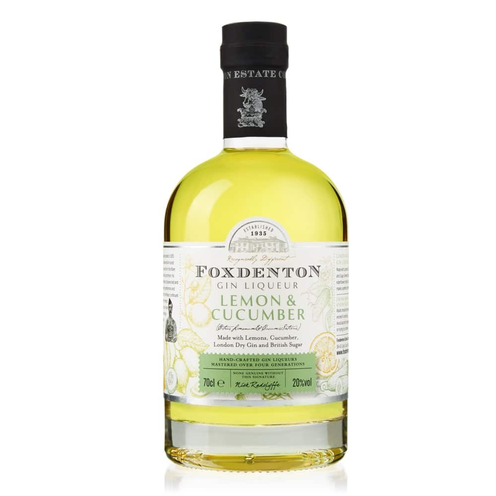 Foxdenton Lemon & Cucumber Gin Liqueur 70cl