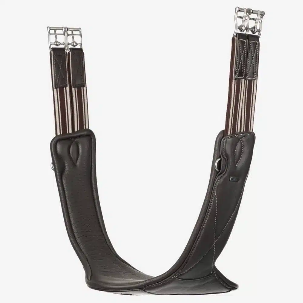 LeMieux Arika Contoured Long Stud Girth Brown