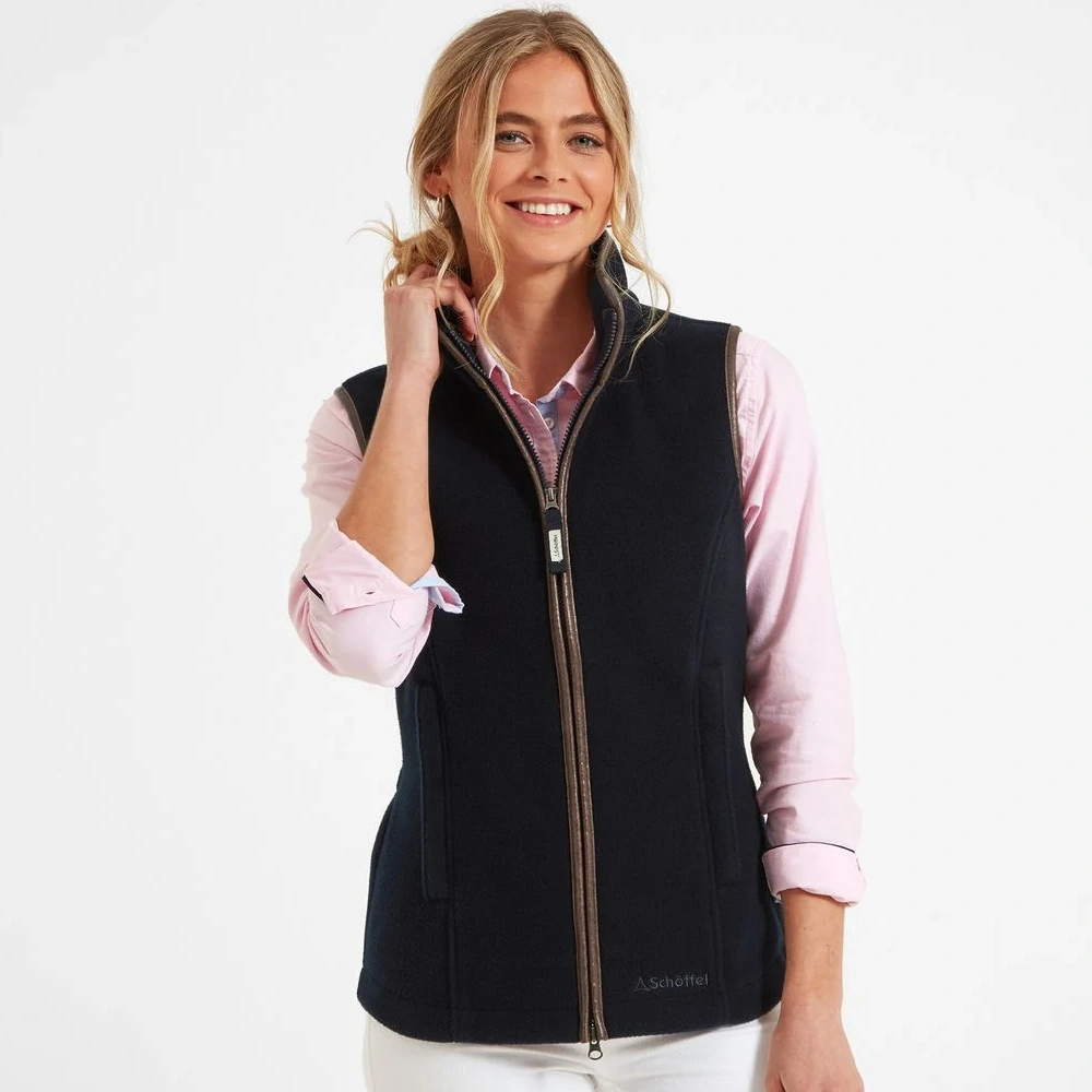 Schoffel Ladies Lyndon Fleece Gilet Navy