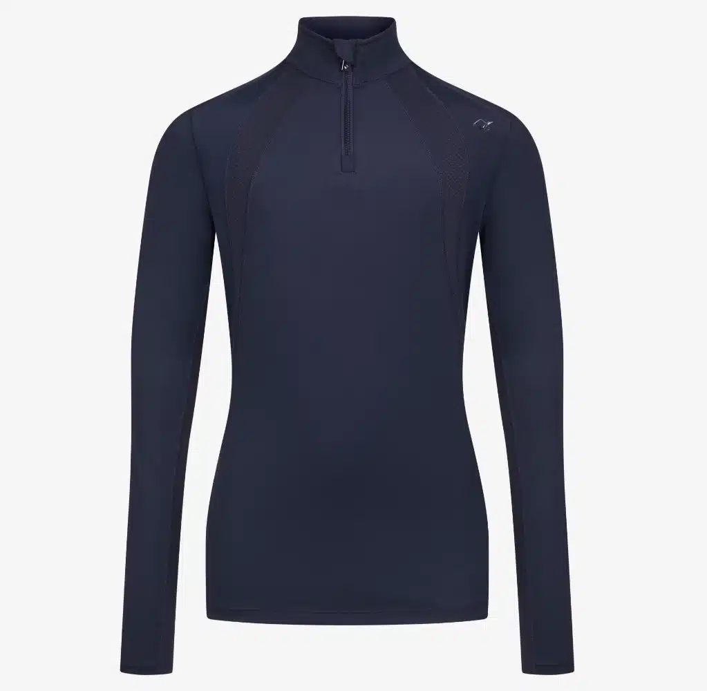 LeMieux Childrens Young Rider Mia Mesh Base Layer Navy