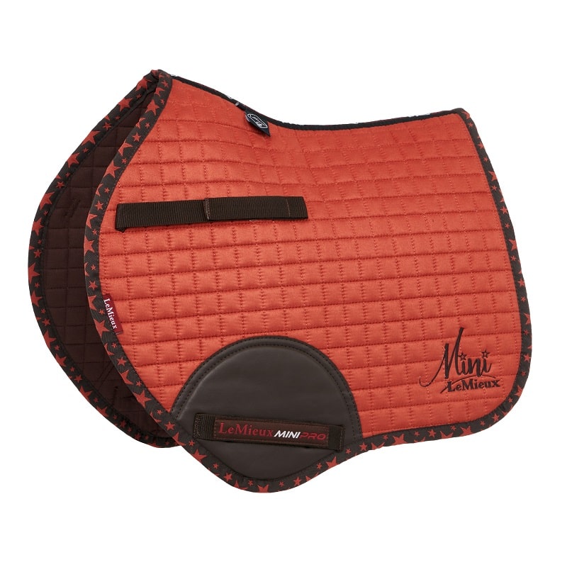 LeMieux Mini Suede Jump Saddle Pad Sienna