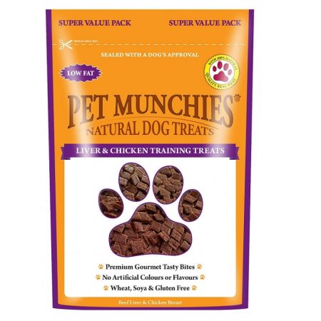 Pet Munchies Natural Liver & Chicken Training Treats