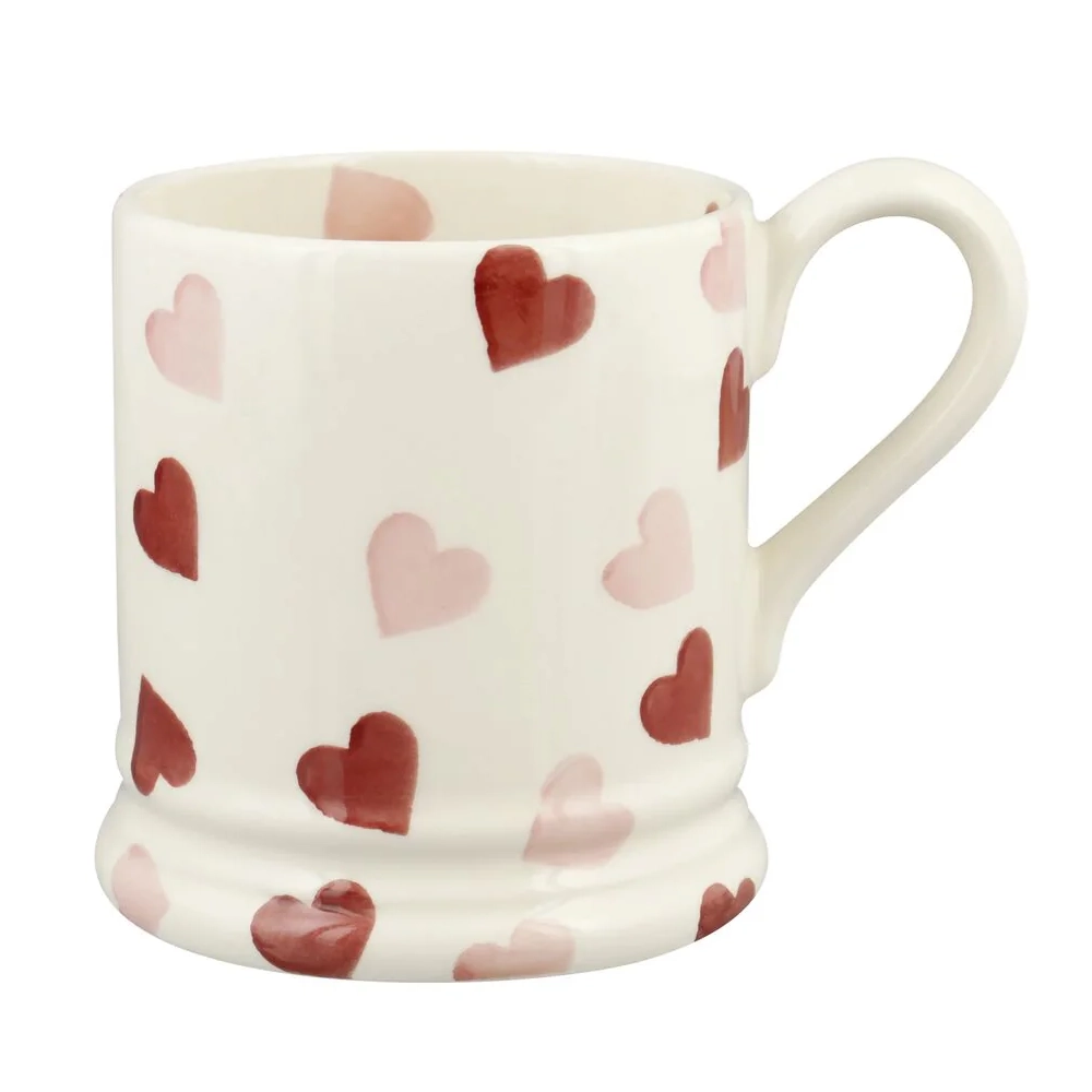 Emma Bridgewater Pink Hearts 1/2 Pint Mug