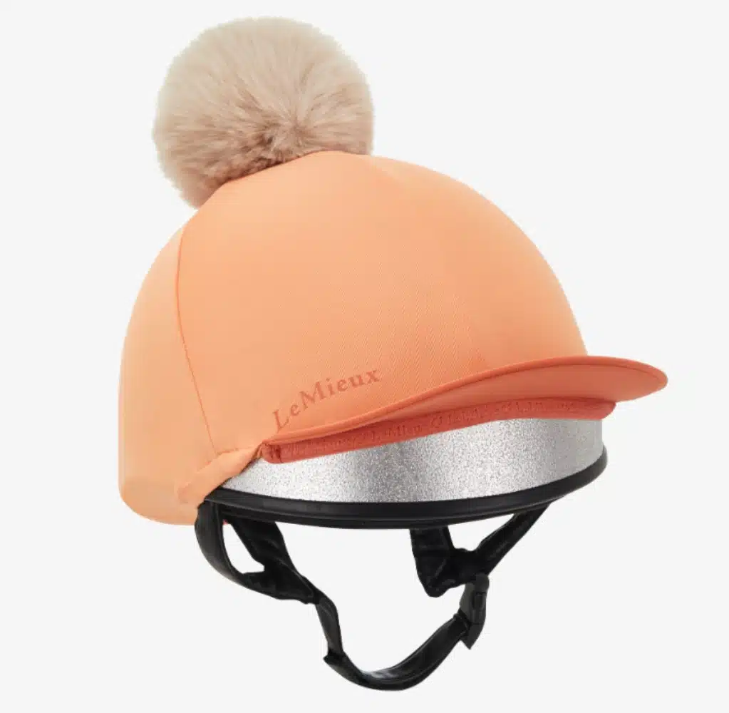LeMieux Young Rider Pom Hat Silk Sherbet