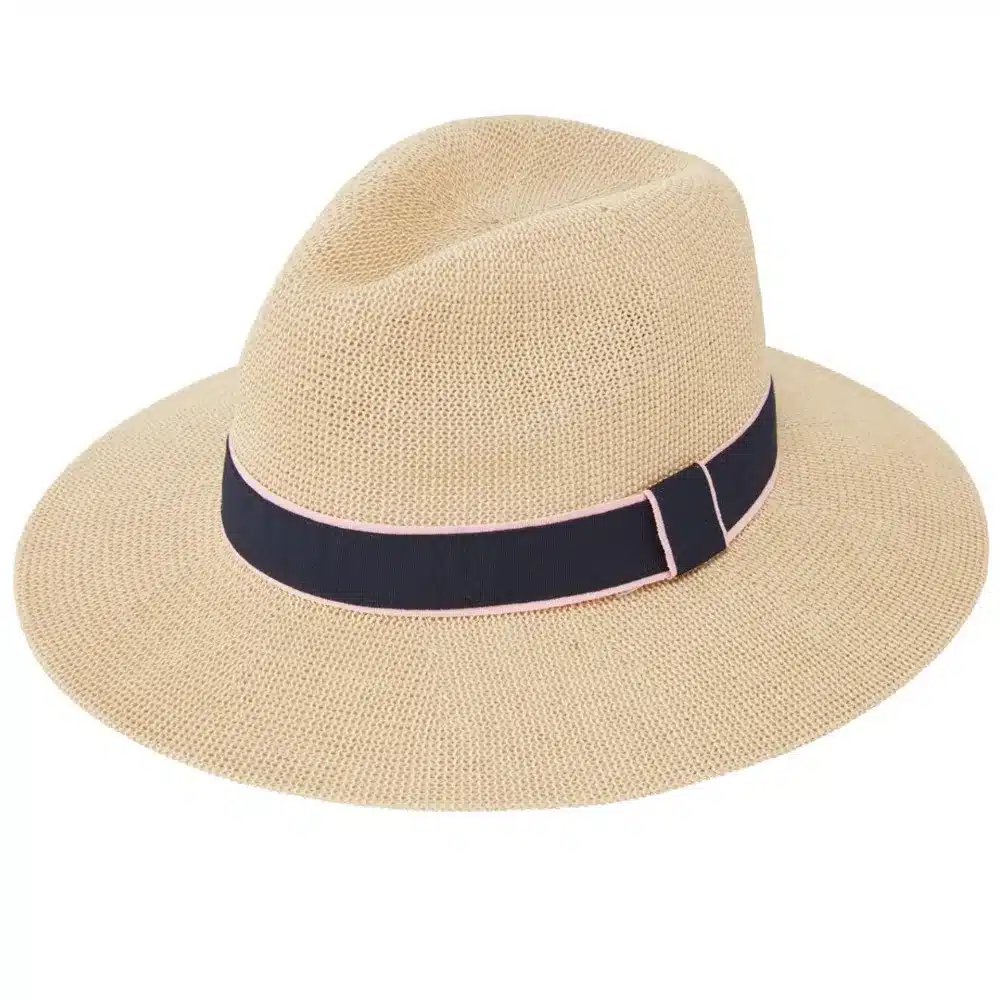 Schoffel Unisex Porth Panama Hat Navy/Pink