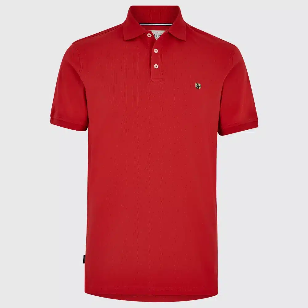 Dubarry Mens Quinlan Polo Shirt Engine Red