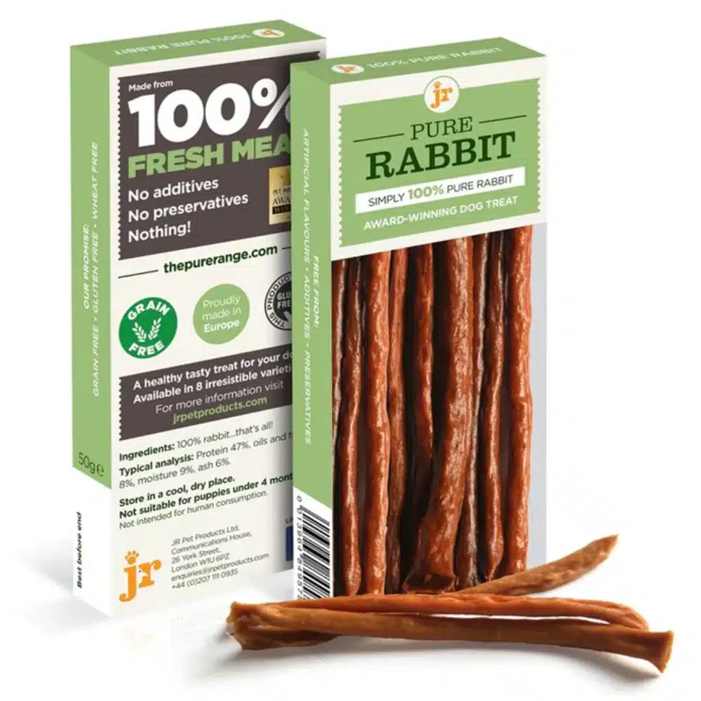 JR Pure Rabbit Sticks Dog Treats 50g
