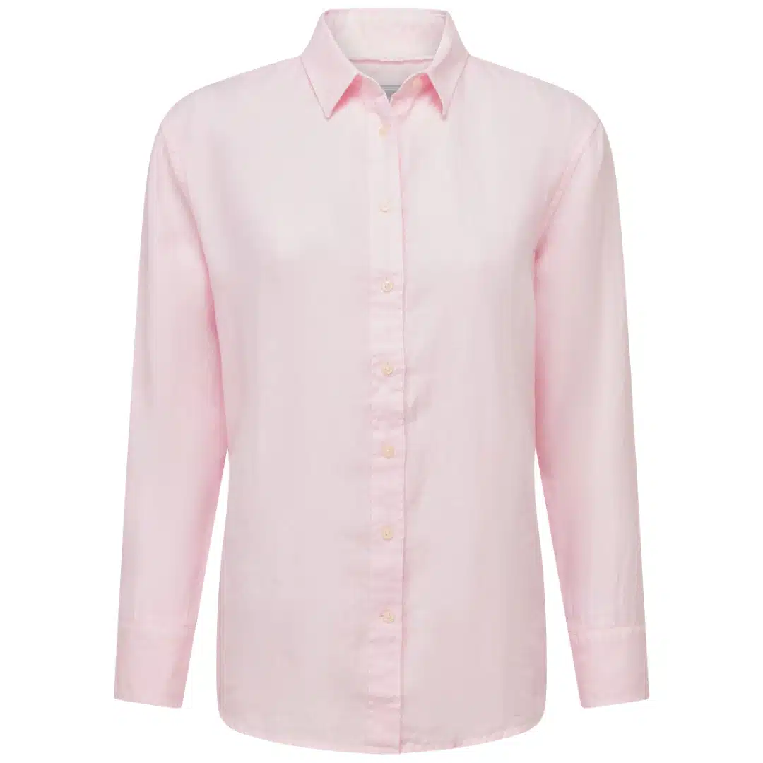 Schoffel Ladies Salthouse Linen Shirt Pale Pink