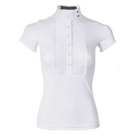 Holland Cooper Ladies Short Sleeved Show Shirt White