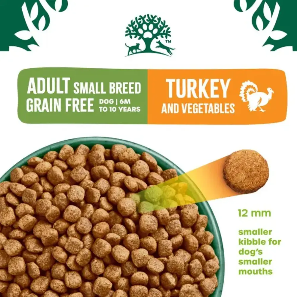 James Wellbeloved Adult Small Breed Grain Free Turkey & Veg 1.5kg
