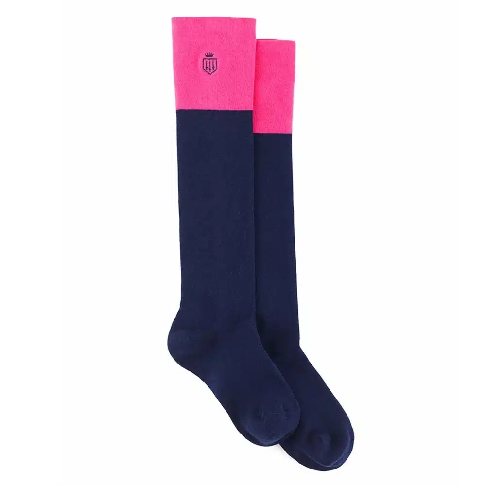 Fairfax & Favor Ladies Signature Knee High Socks Hot Pink