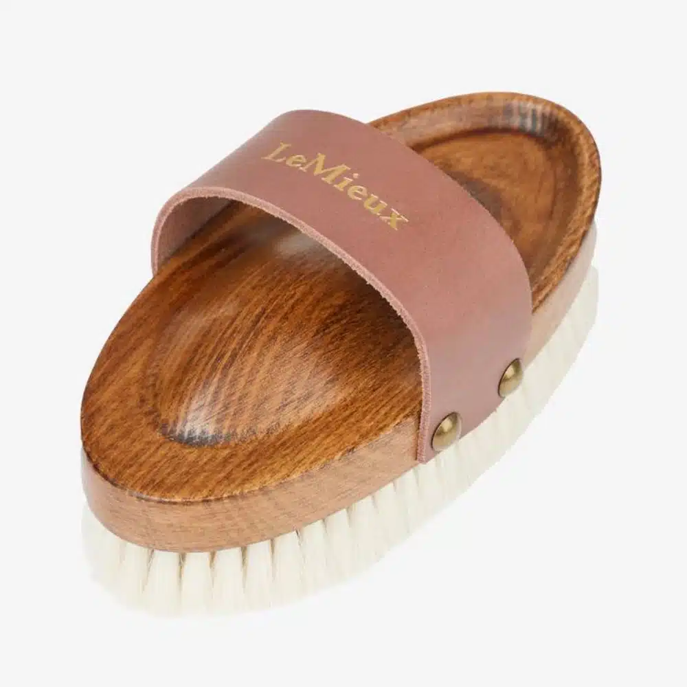 LeMieux Artisan Soft Goats Hair Brush Brown