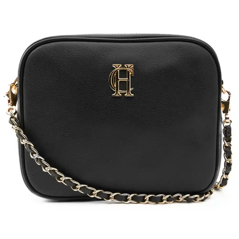 Holland Cooper Soho Camera Bag Black Leather