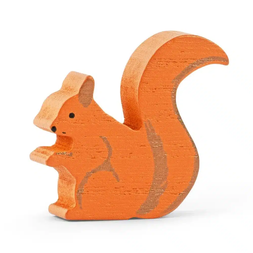 Keycraft Majigg Wooden Squirrel Figure