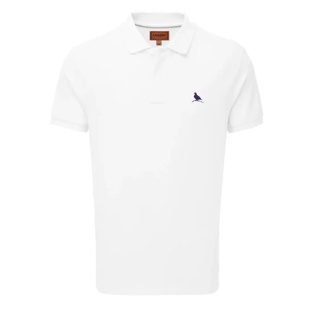 Schoffel Mens St Ives Polo Shirt Multi White