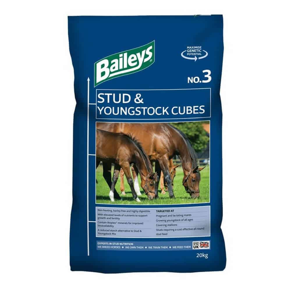 Baileys No. 3 Stud and Youngstock Cubes 20kg