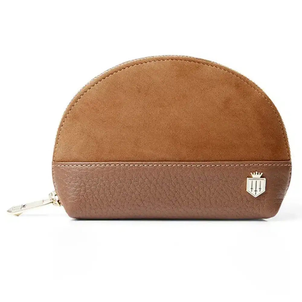 Fairfax & Favor Chiltern Coin Purse Tan Suede