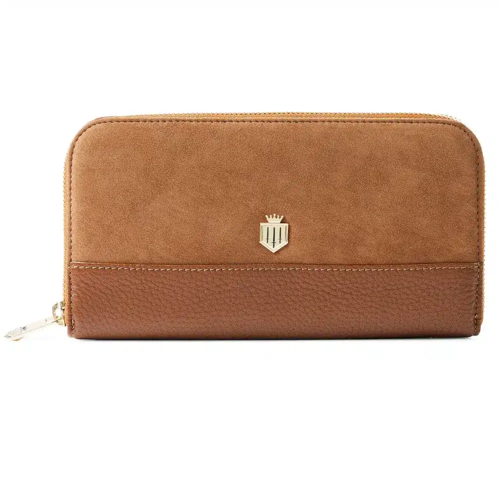 Fairfax & Favor Salisbury Purse Tan Suede