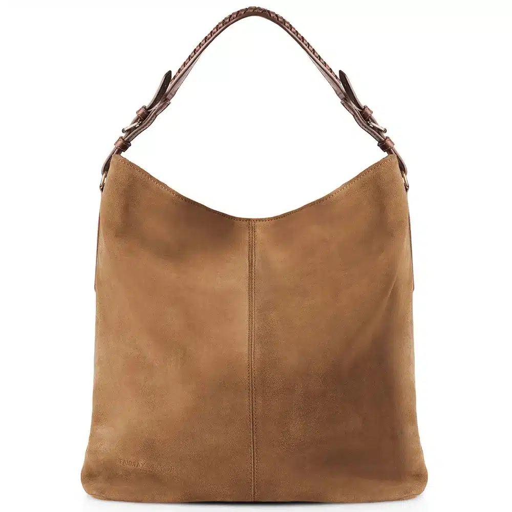 Fairfax & Favor Tetbury Handbag Tan Suede