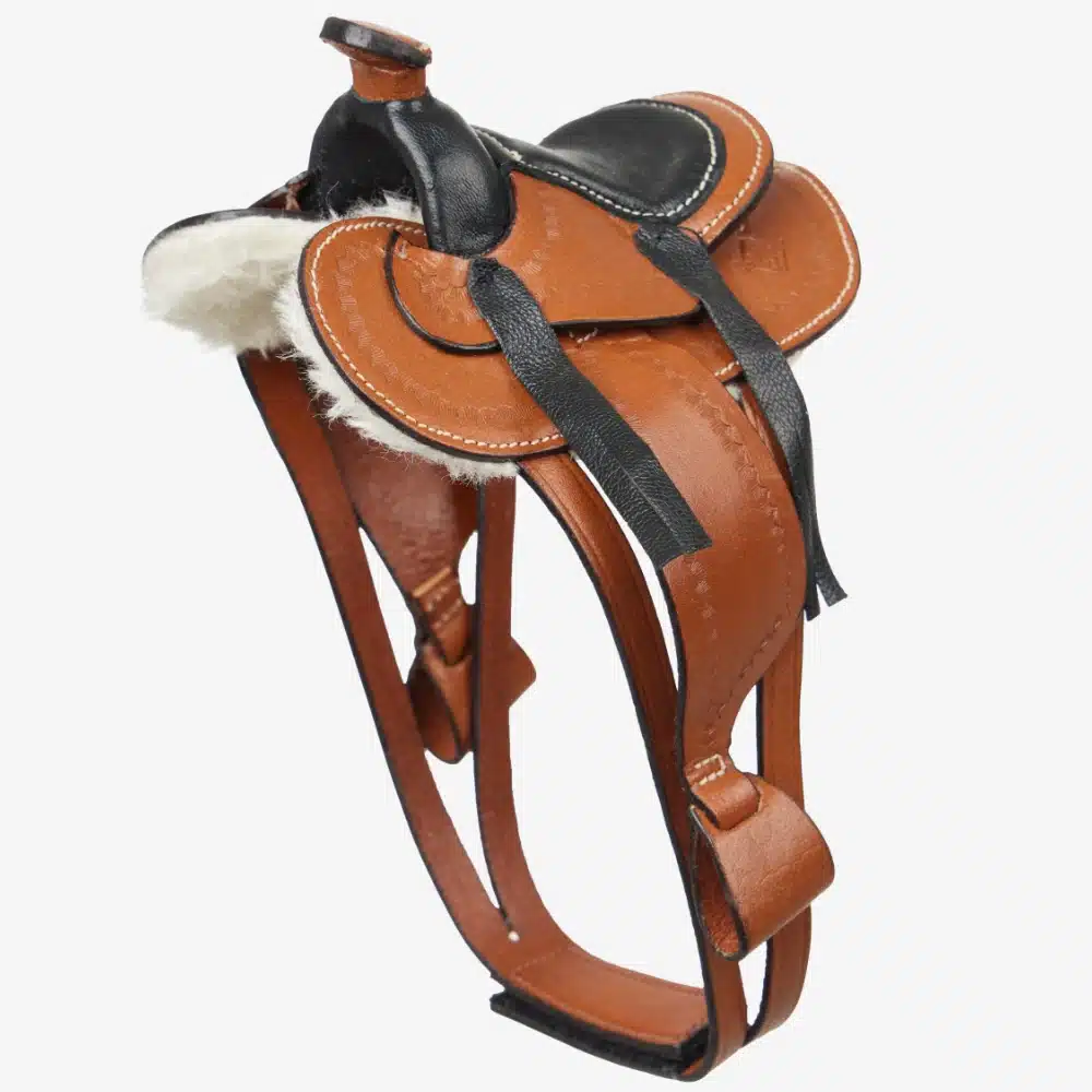 LeMieux Toy Pony Western Saddle Tan