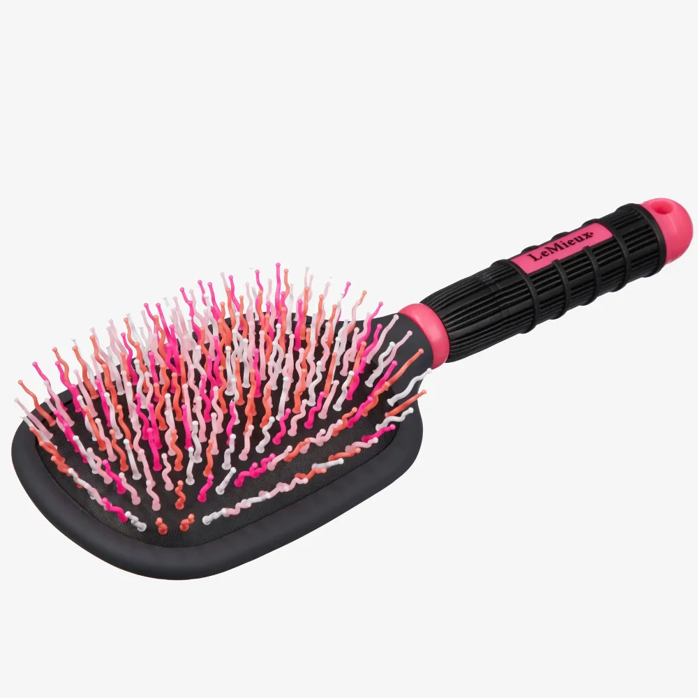 LeMieux Tangle Tidy Mane & Tail Brush Pink