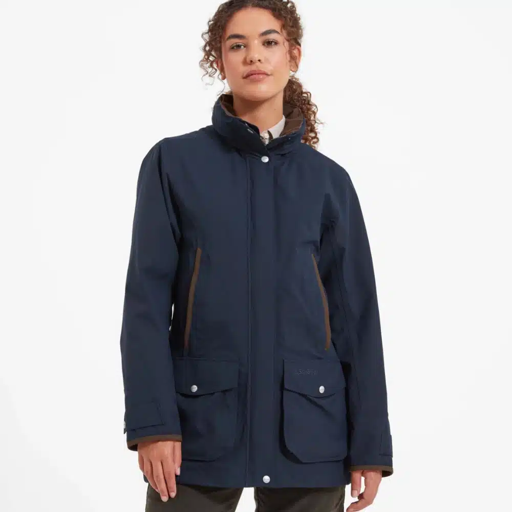 Schoffel Ladies Teal Ultralight Coat True Navy