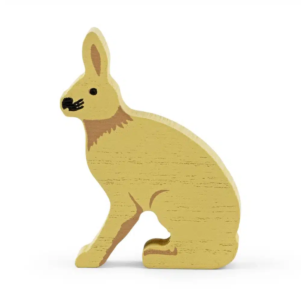 Keycraft Majigg Wooden Hare Figure