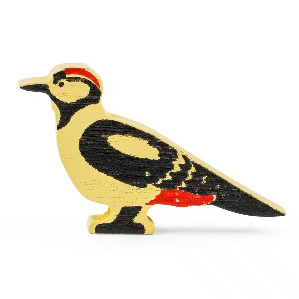 Keycraft Majigg Wooden Woodpecker Figure