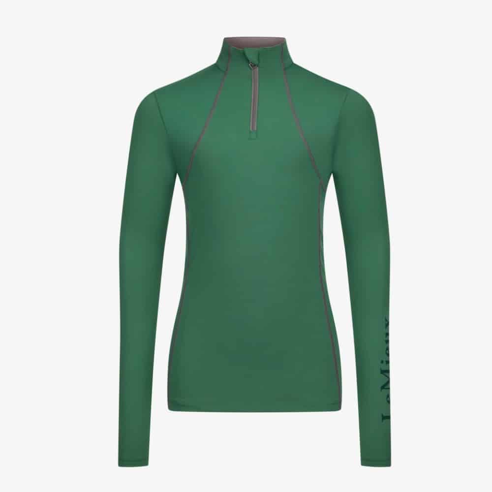 LeMieux Childrens Young Rider Base Layer Hunter Green