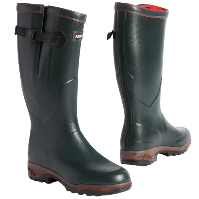 Aigle Parcours 2 ISO Neoprene Lined Wellington Boot Bronze