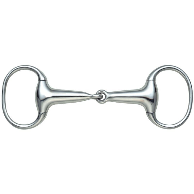Shires Hollow Mouth Eggbutt Snaffle Bit