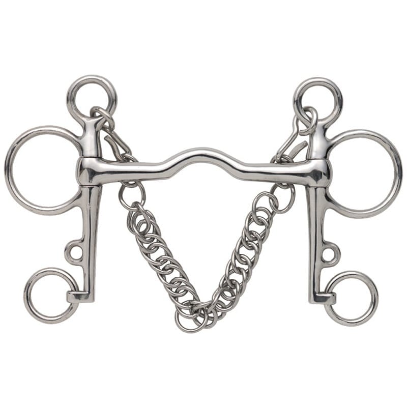 Shires Medium Port Mouth Pelham Bit