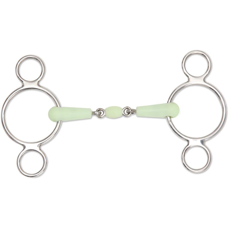 Shires EquiKind Peanut Two Ring Gag Bit