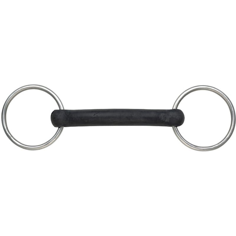 Shires Hard Rubber Mouth Snaffle Bit