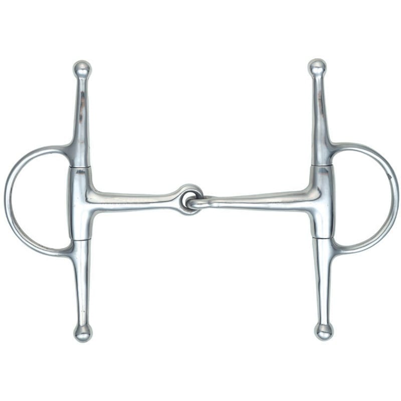 Shires Full Cheek Eggbutt Snaffle Bit