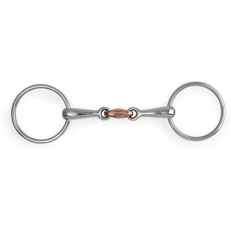 Shires Loose Ring Copper Lozenge Snaffle Bit
