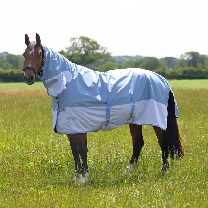 Shires Tempest Original Waterproof Fly Rug Pale Blue