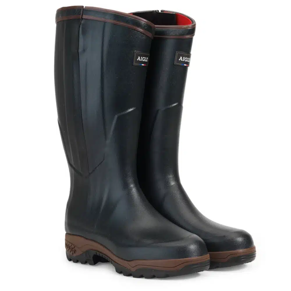 Aigle Unisex Parcours 2 ISO Open Zip Wellington Boot Bronze