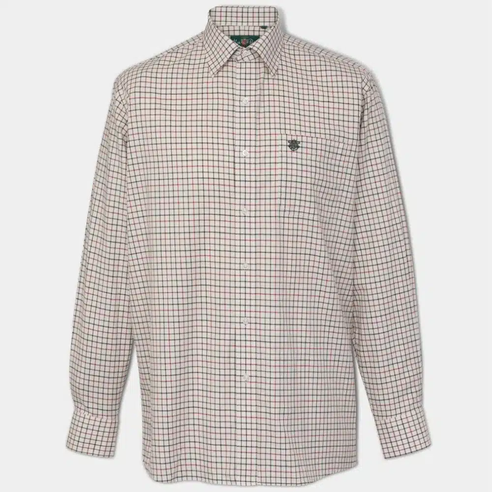 Alan Paine Childrens Ilkley Shirt Red Check