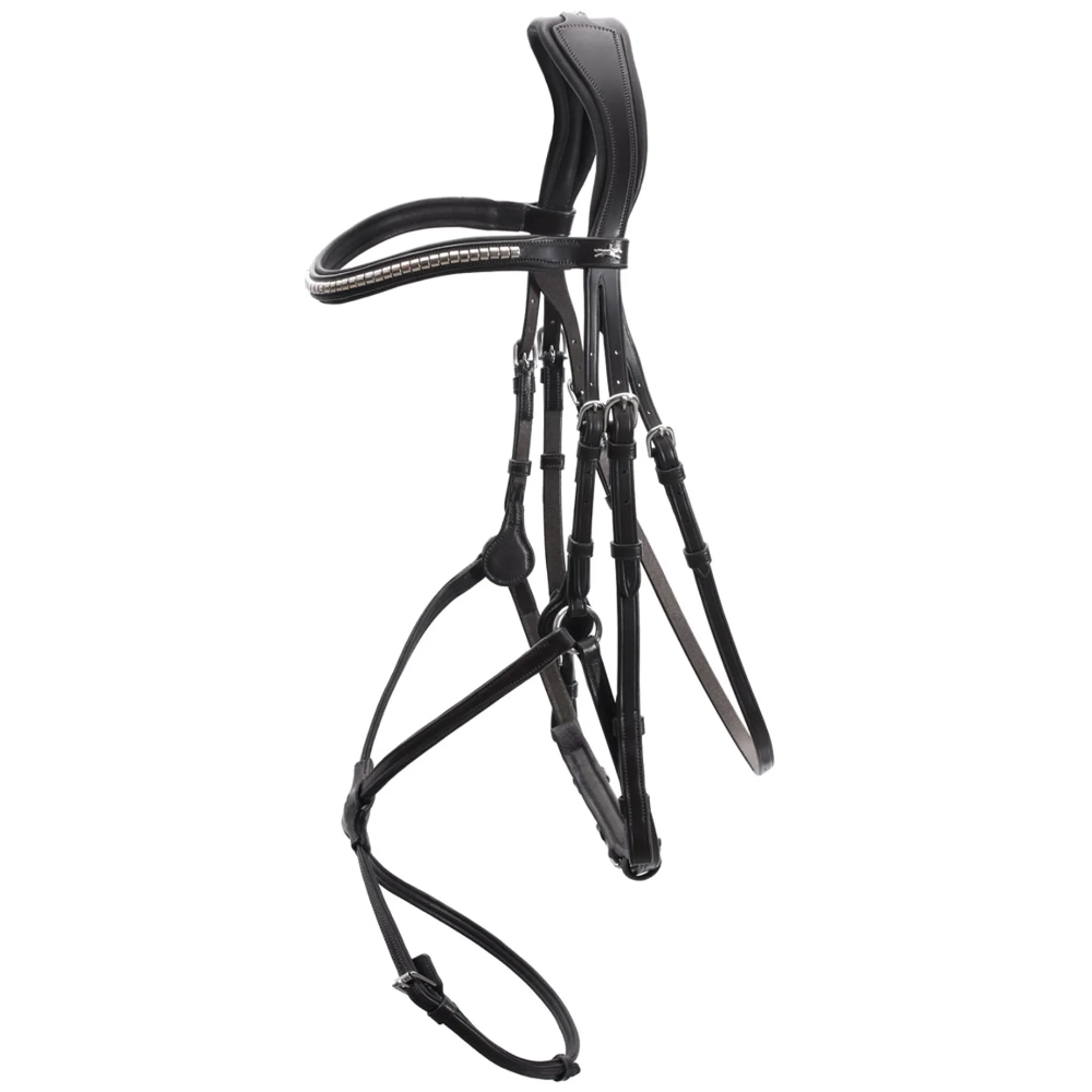 Schockemohle Rio Select Anatomic Mexican Grackle Bridle Black