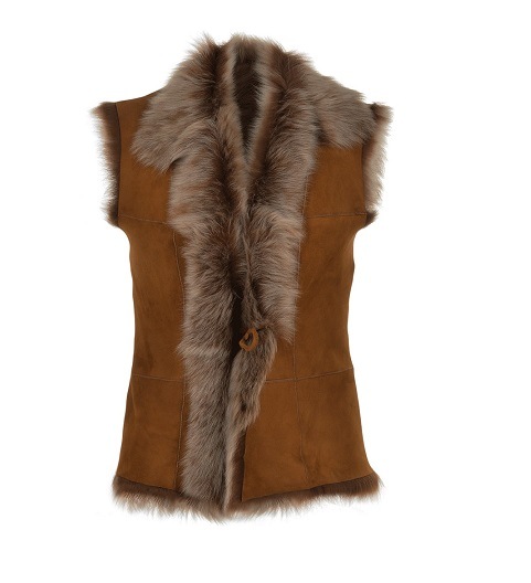 Ashwood Reversible Toscana Suede Gilet Whisky Brissa