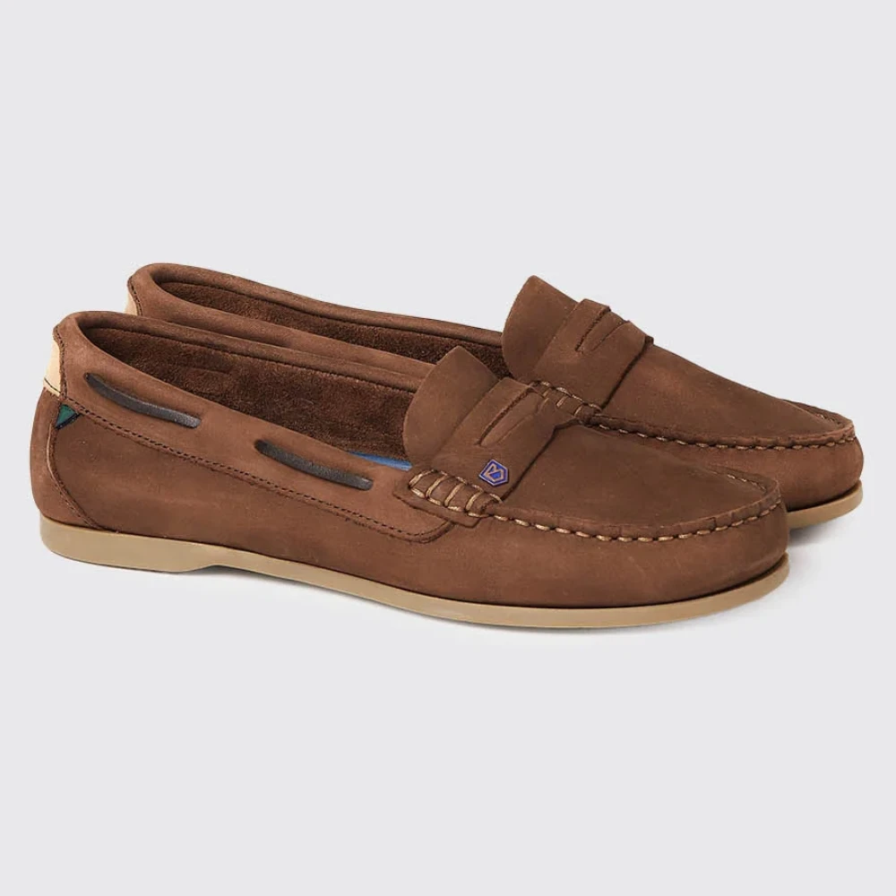Dubarry Ladies Belize Deck Shoes Cafe