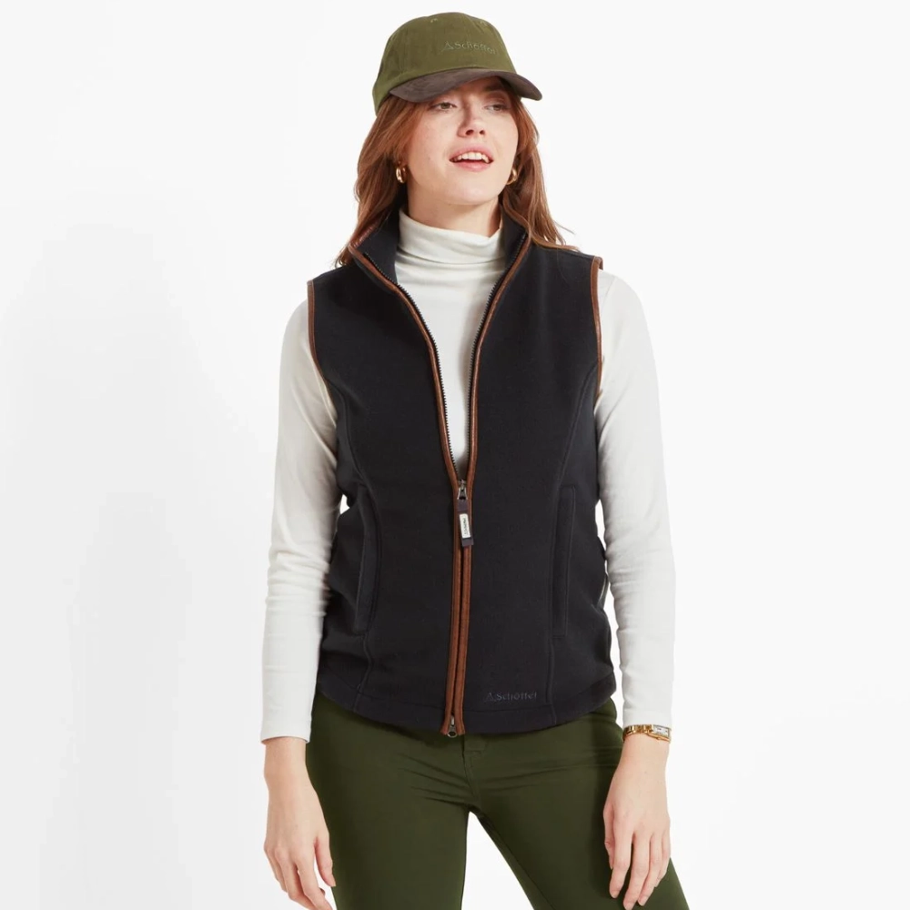 Schoffel Ladies Lyndon Fleece Gilet Gunmetal